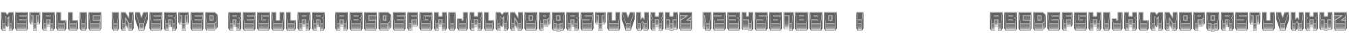 Metallic Inverted Regular