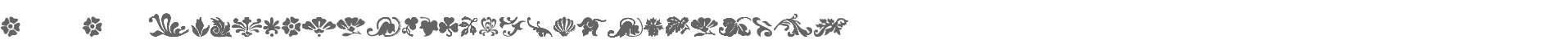 Fleurs Font