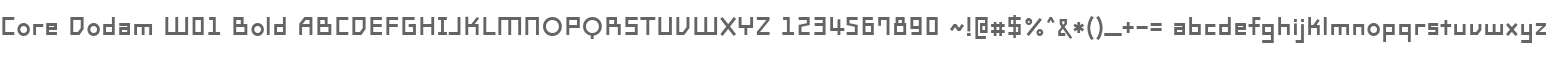 Core Dodam W01 Bold