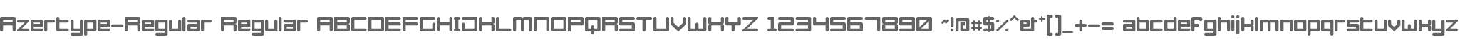 Azertype-Regular Regular