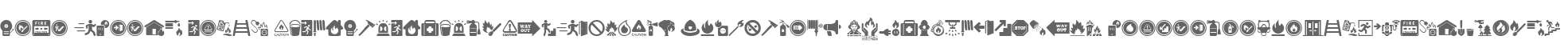 Fire Safety Icons