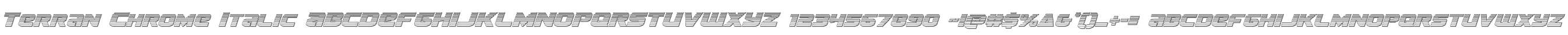 Terran Chrome Italic