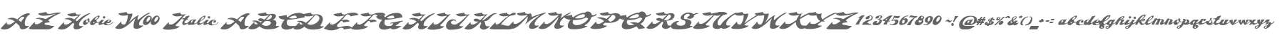 AZ Hobie W00 Italic