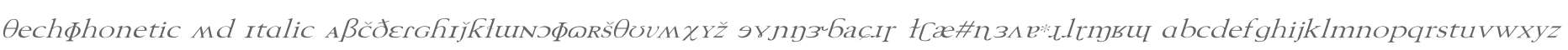 TechPhonetic Wd Italic