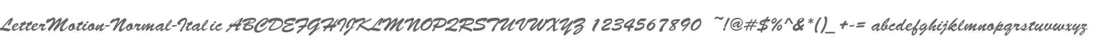 LetterMotion-Normal-Italic