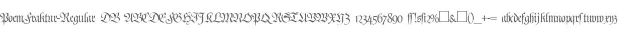 PoemFraktur-Regular DB