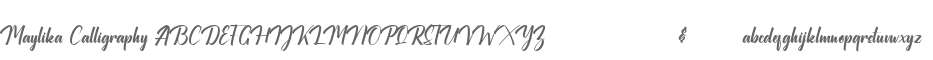 Maylika Calligraphy