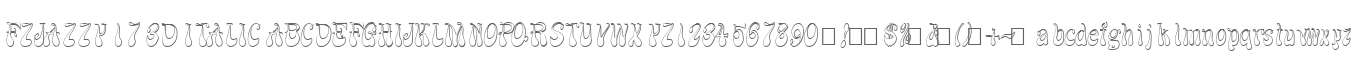 FZ JAZZY 17 3D ITALIC
