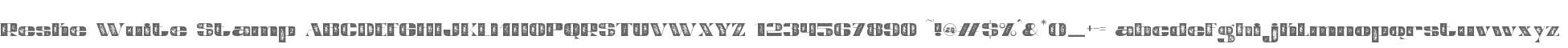 Reske Wuite Stamp
