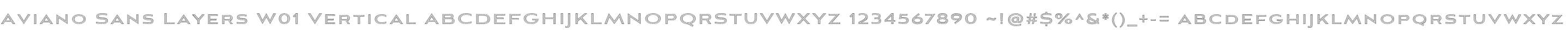 Aviano Sans Layers W01 Vertical