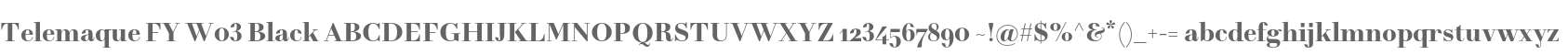 Telemaque FY W03 Black