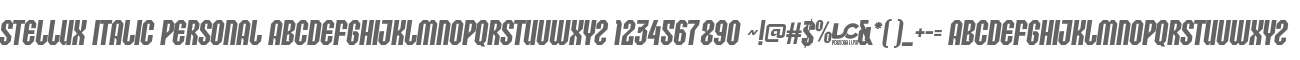 Stellux Italic Personal