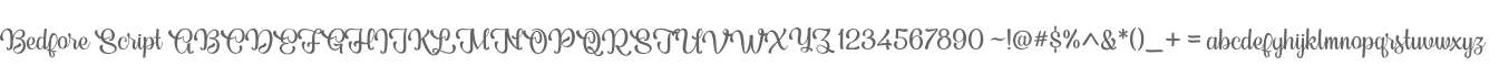 Bedfore Script