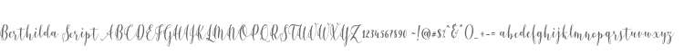 Berthilda Script