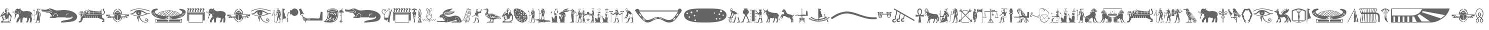 OldEgyptGlyphs