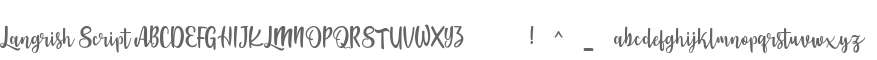 Langrish Script