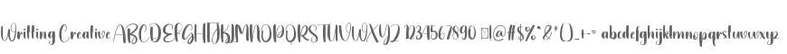 Writting Creative