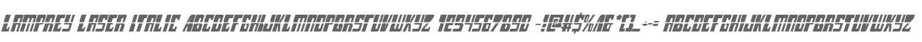 Lamprey Laser Italic