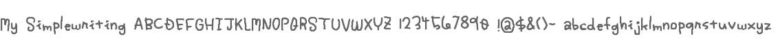 My Simplewriting