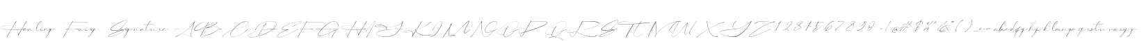 Healing Fairy Signature
