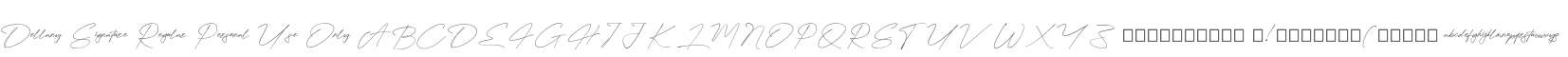 Dellany Signature Personal Use Only