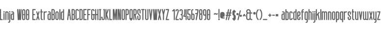 Linja W00 ExtraBold