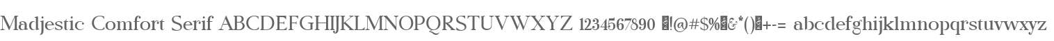 Madjestic Comfort Serif