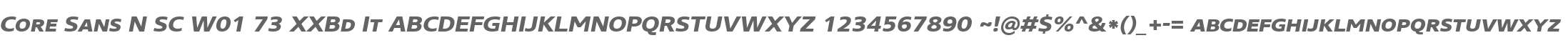 Core Sans N SC W01 73 XXBd It