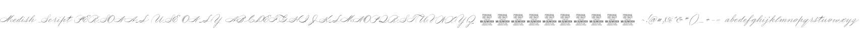 Medish Script PERSONAL USE ONLY