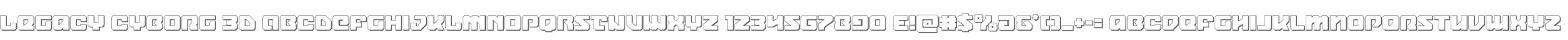 Legacy Cyborg 3D