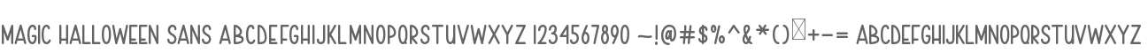 Magic Halloween Sans
