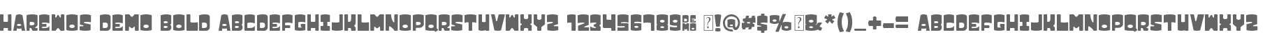 HAREWOS DEMO BOLD