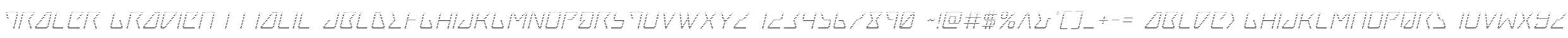 Tracer Gradient Italic