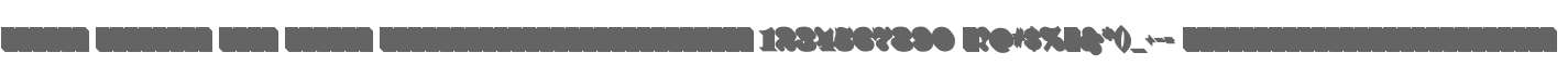 Worthe Numerals Drop Shadow