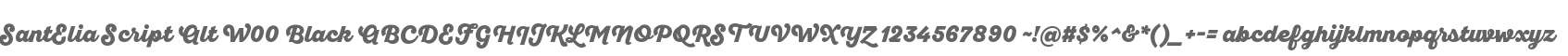 SantElia Script Alt W00 Black