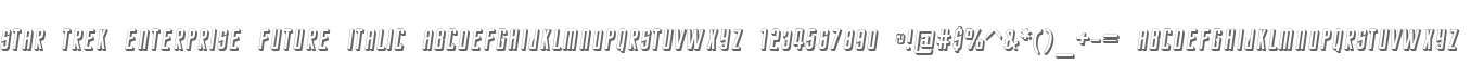 Star Trek Enterprise Future Italic