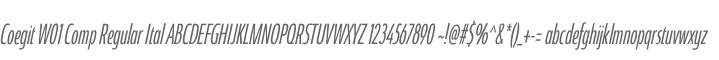 Coegit W01 Comp Regular Ital