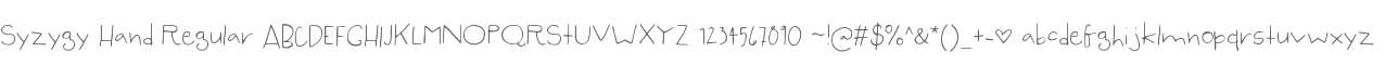 Syzygy Hand Regular