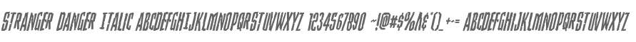 Stranger Danger Italic