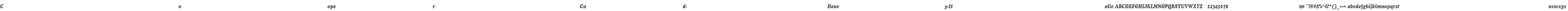 CooperCnd-Heavy-Italic
