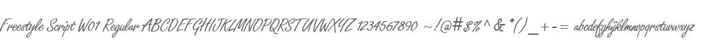 Freestyle Script W01 Regular