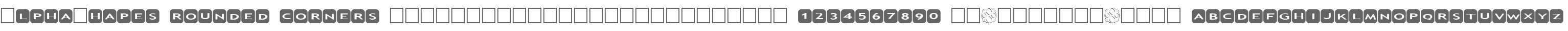AlphaShapes rounded corners