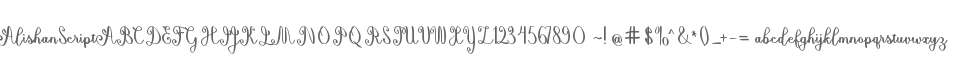 Alishan Script