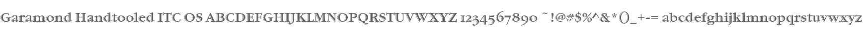 Garamond Handtooled ITC OS