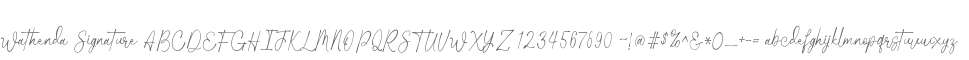 Wathenda Signature