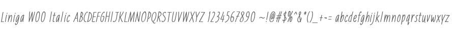 Liniga W00 Italic