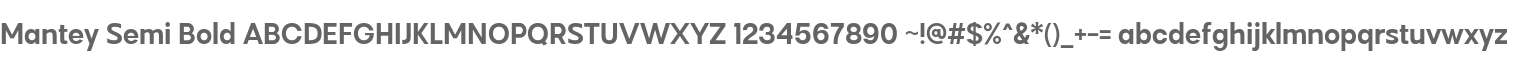Mantey SemBd