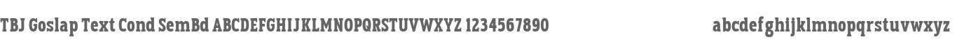 TBJ Goslap SemBd Cond Text
