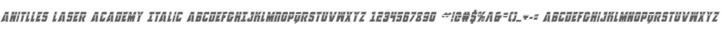 Anitlles Laser Academy Italic