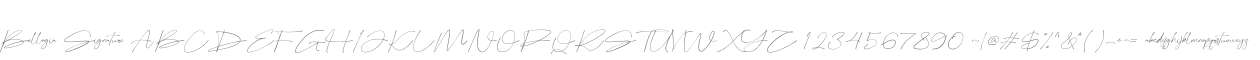 Bellogia Signature